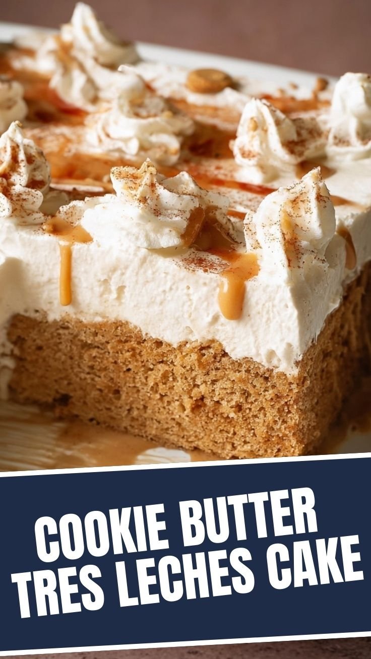 Cookie Butter Tres Leches Cake