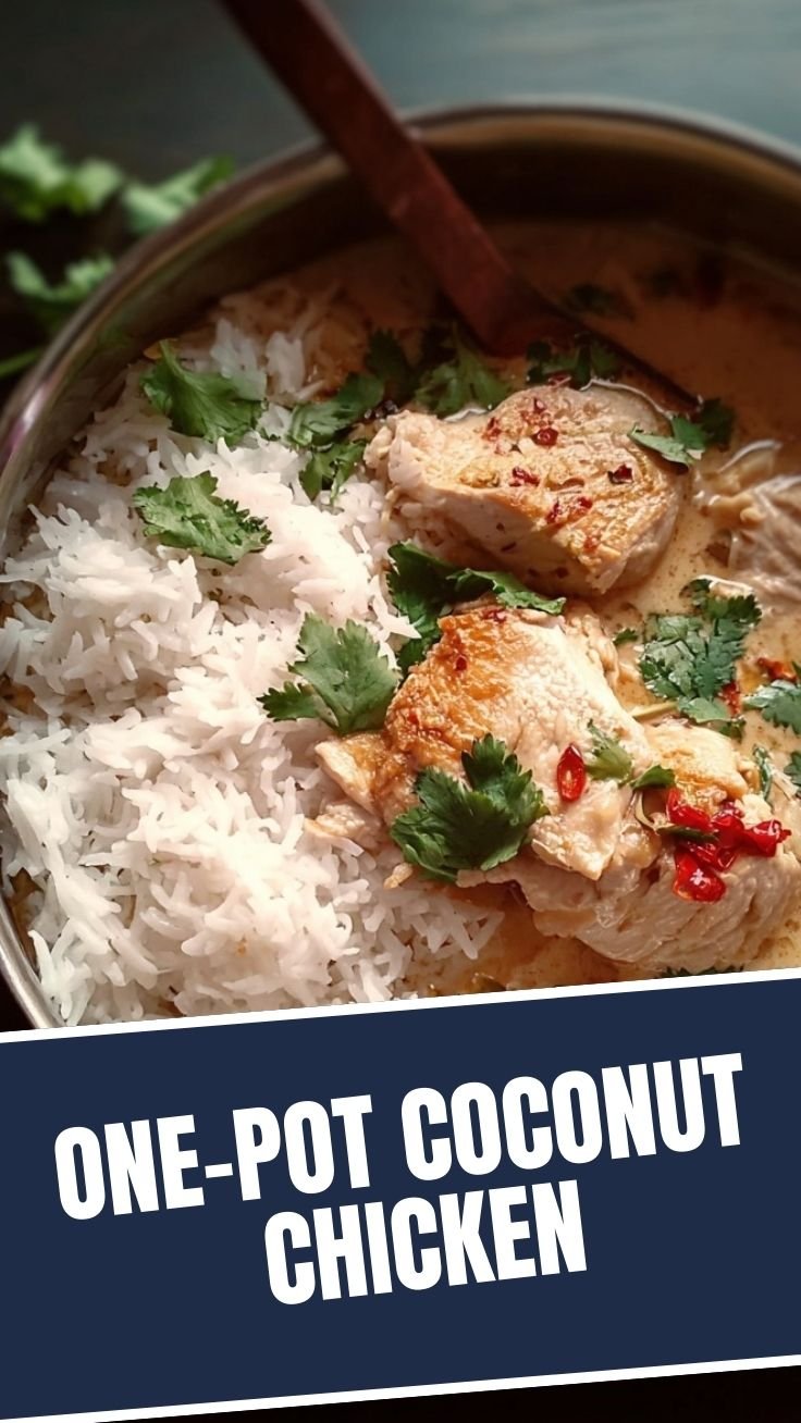 One-Pot Coconut Chicken Preparation