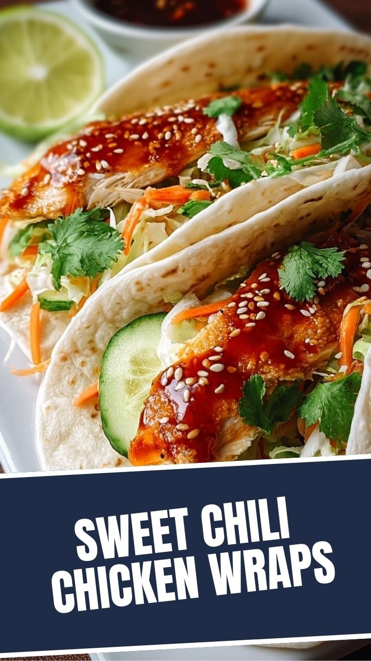 Sweet Chili Chicken Wraps Platter