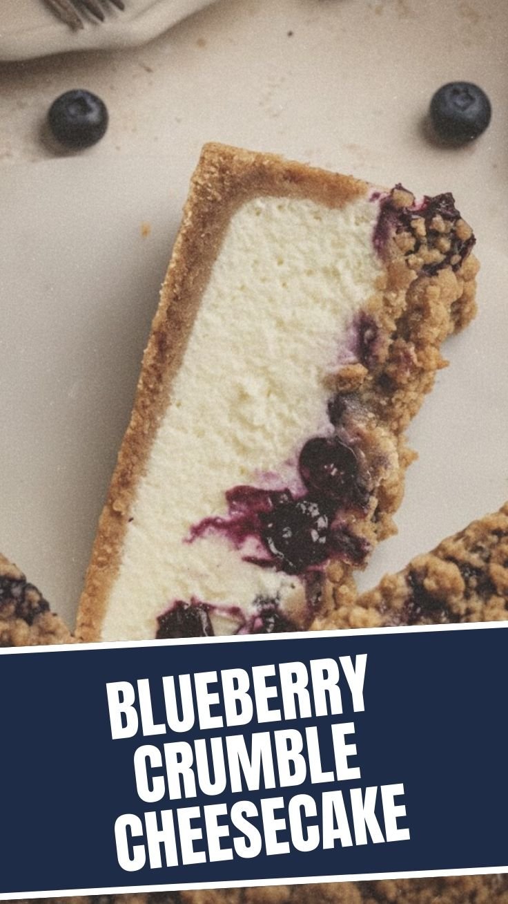 Blueberry Crumble Cheesecake