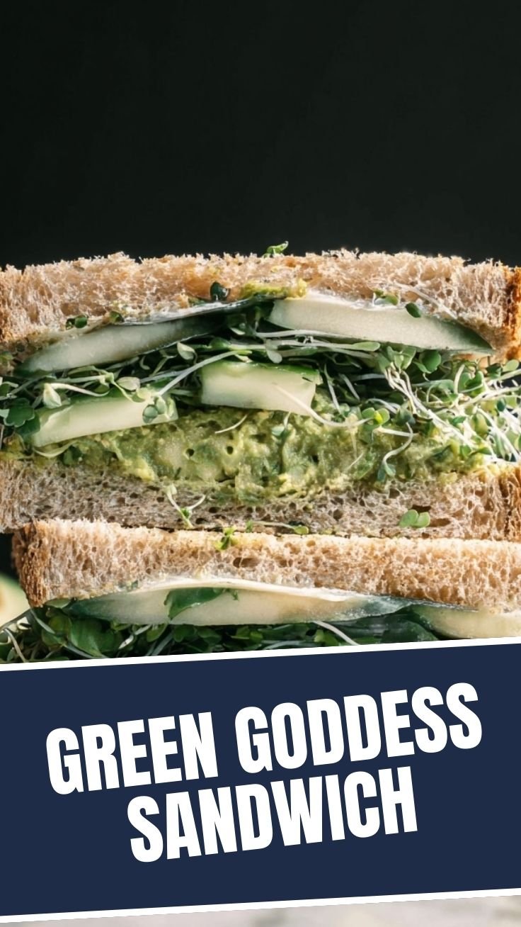 Green Goddess Sandwich Preparation