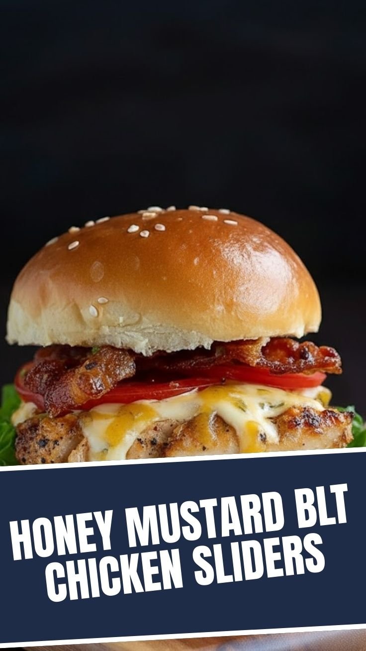 Honey Mustard BLT Chicken Sliders