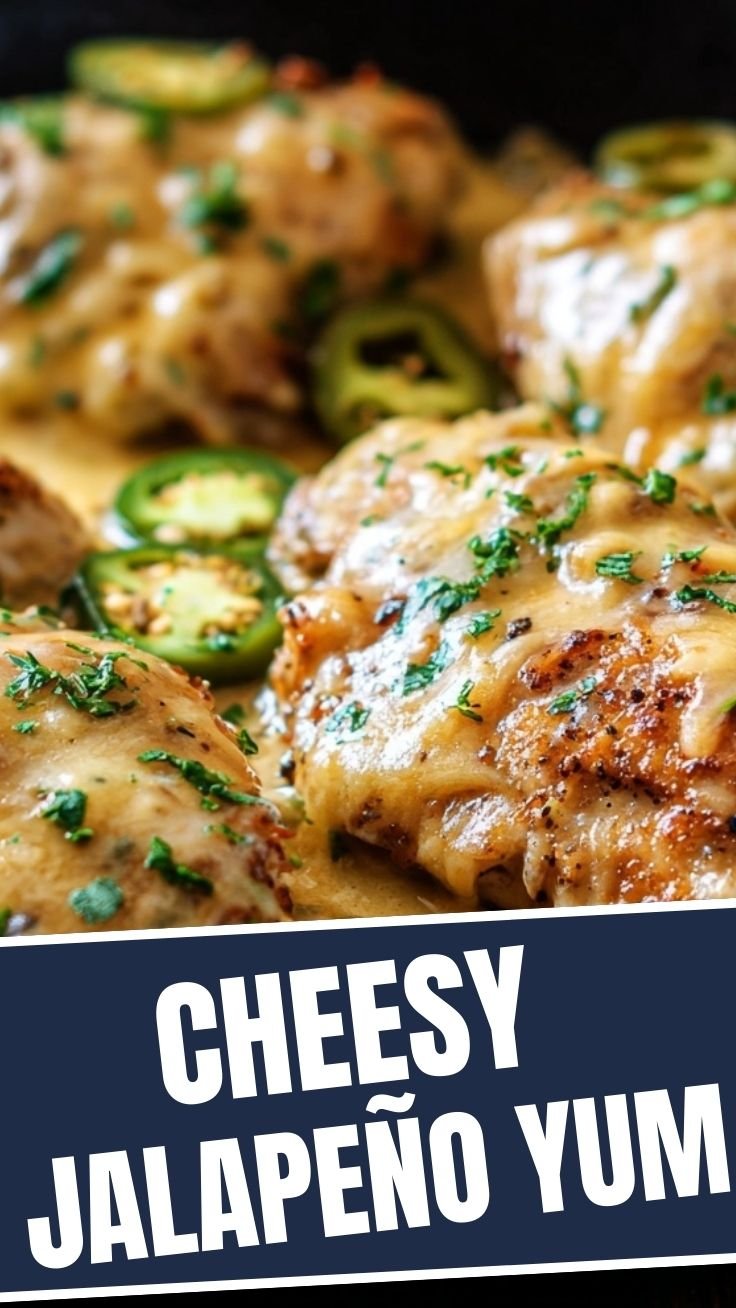 One Pan Cheesy Jalapeño Chicken