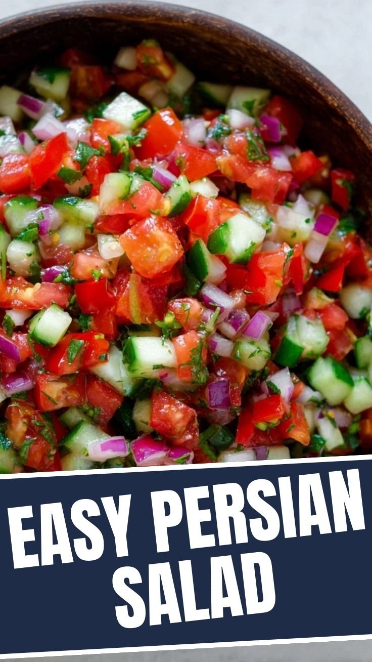 Persian Shirazi Salad
