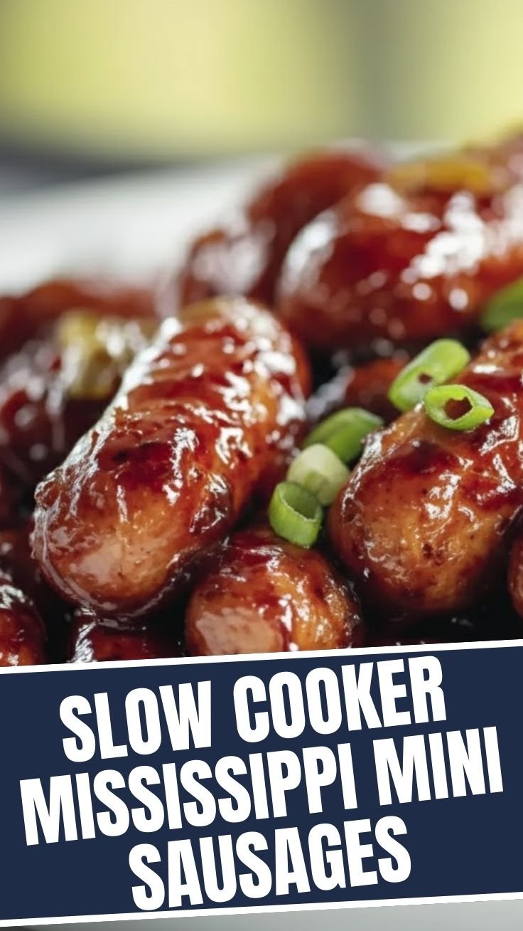 Slow Cooker Mississippi Mini Sausages