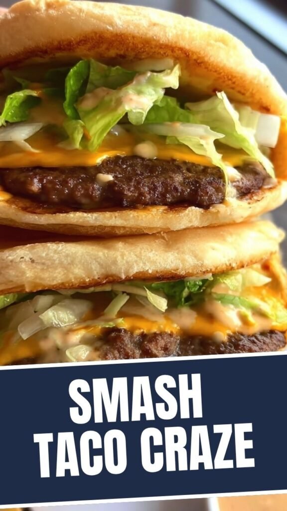 Close-up of a juicy Big Mac smash burger with melted cheese and special sauce