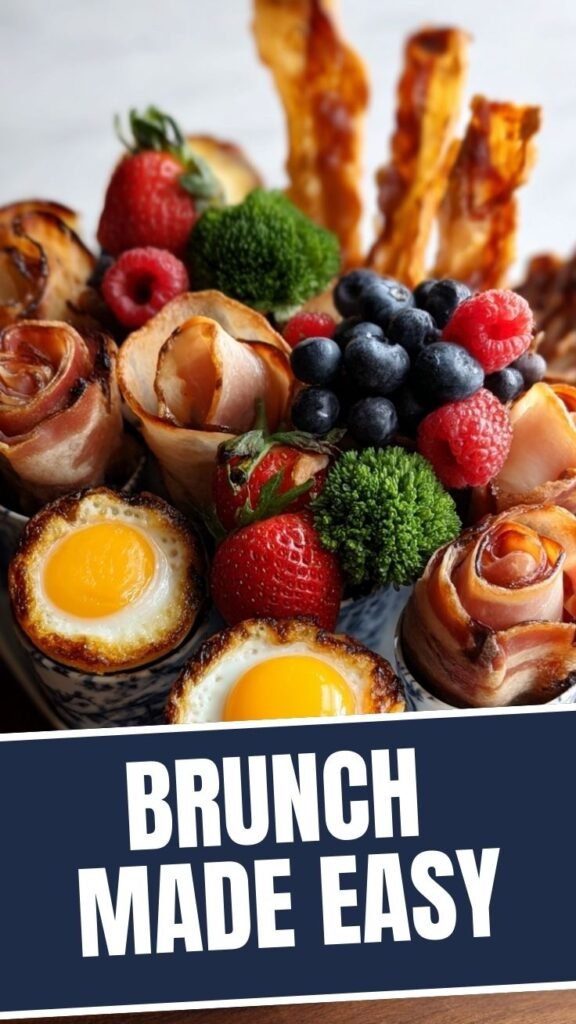 An assortment of Breakfast Charcuterie Cups, ready for serving