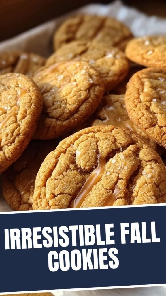Close-up of freshly baked brown sugar cookies on a cooling rack.