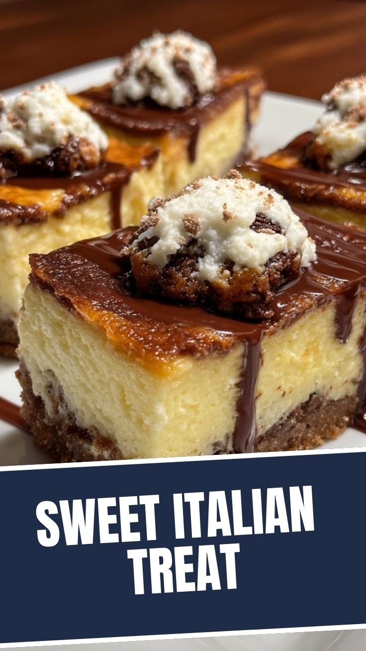 Cannoli Cheesecake Bars Platter