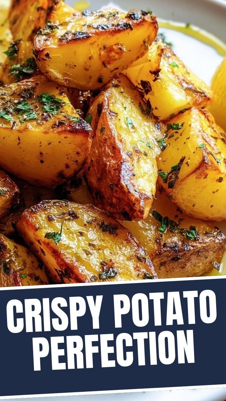 Crispy Greek Potatoes with Herbs