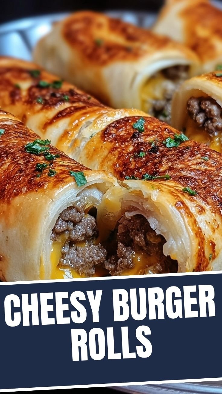 Garlic Butter Cheeseburger Rollups