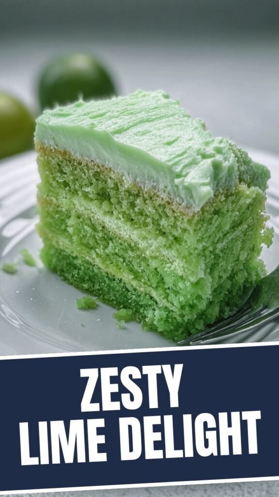 A beautifully crafted green cake, likely a lime cake, presented on a decorative stand.