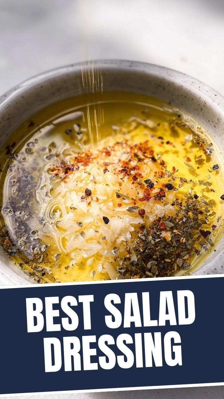 Parmesan Vinaigrette in bowl