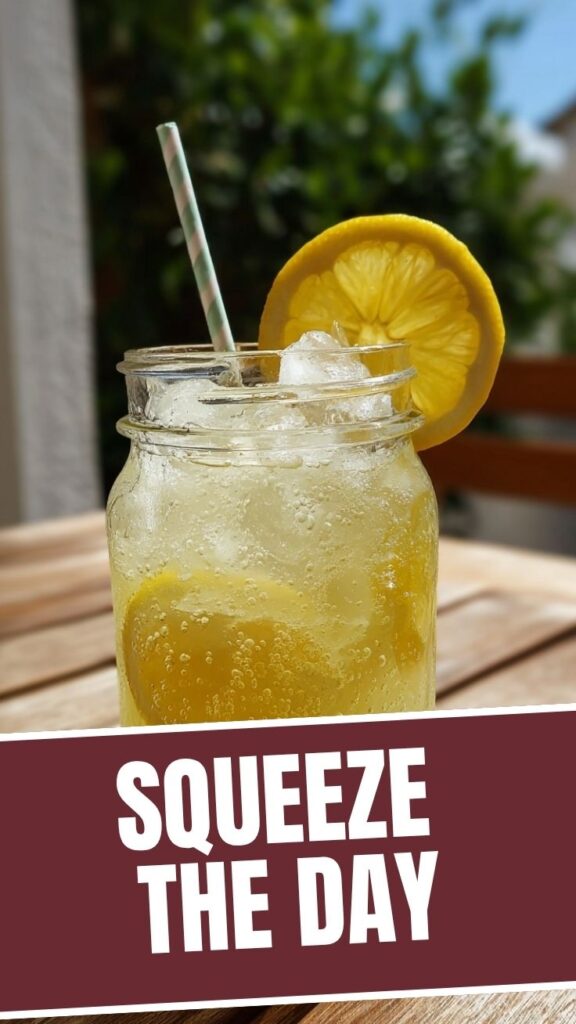 A glass full of classic homemade lemonade with fresh lemon slices and ice.
