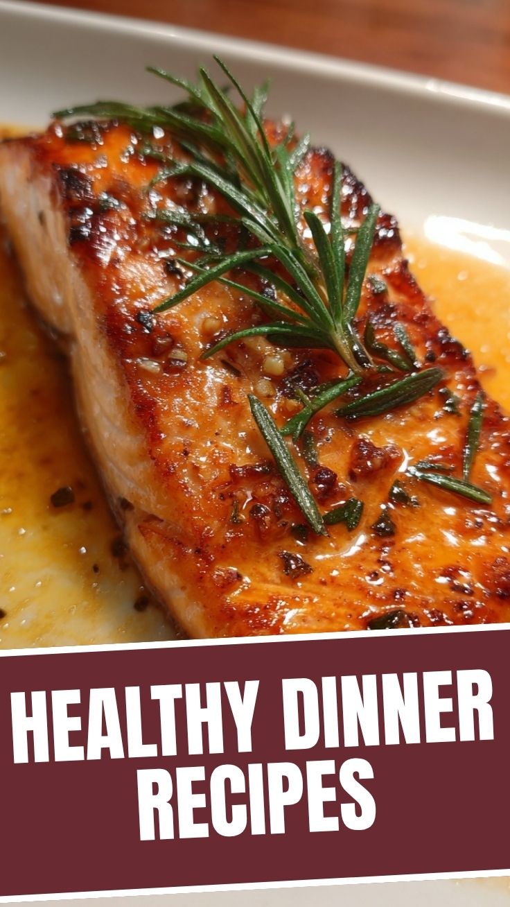 A perfectly cooked baked salmon fillet with crispy skin