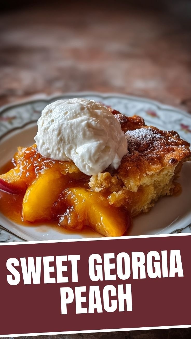 Peach Cobbler Preparation