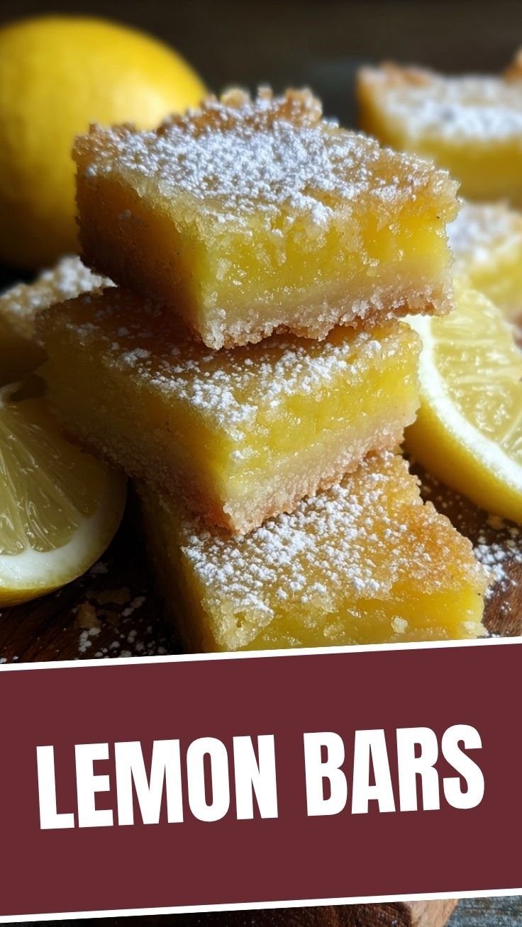 Lemon bars preparation