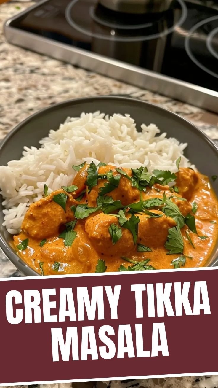 Chicken Tikka Masala served in a bowl