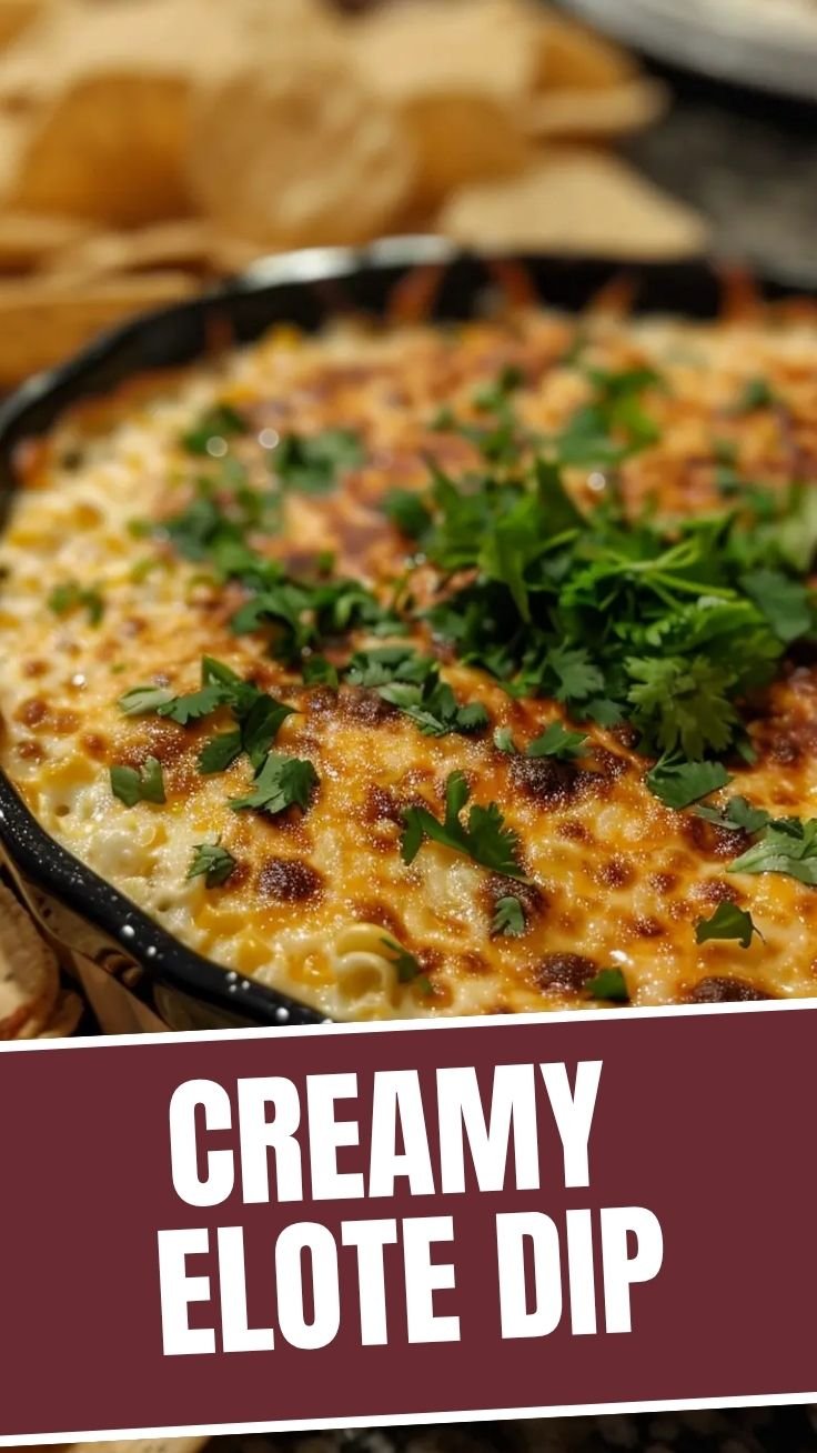 creamy corn dip in a bowl