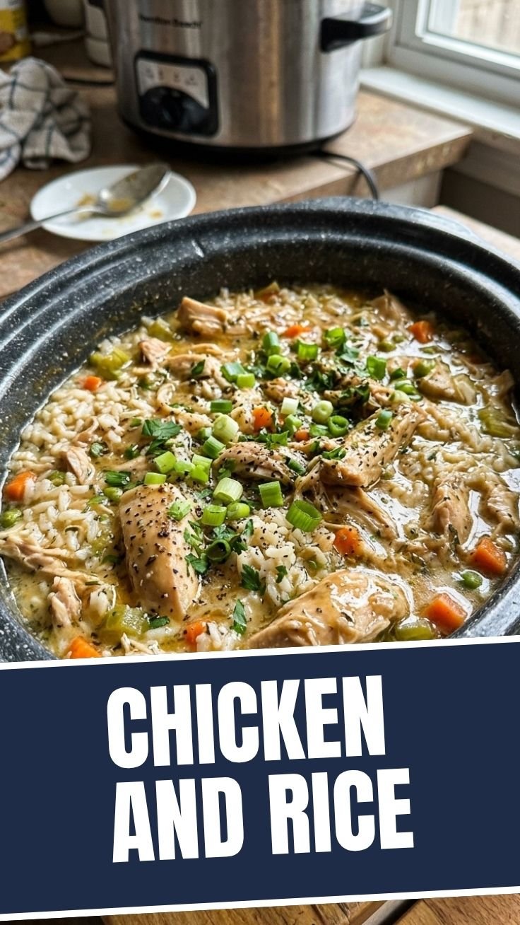 Crockpot Chicken Rice Simple