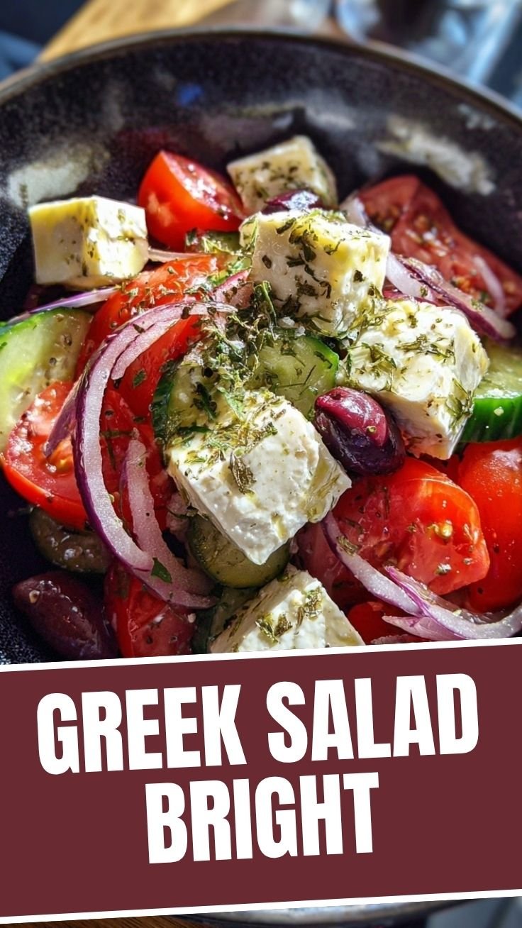 Greek Salad Preparation