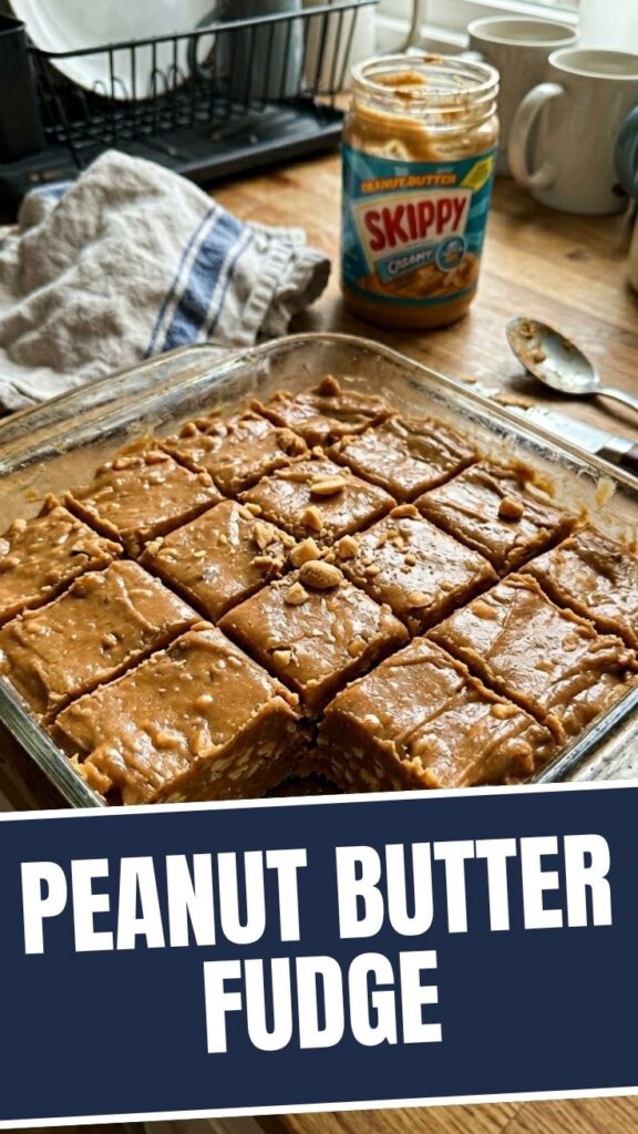 A serving of delicious peanut butter fudge on a plate