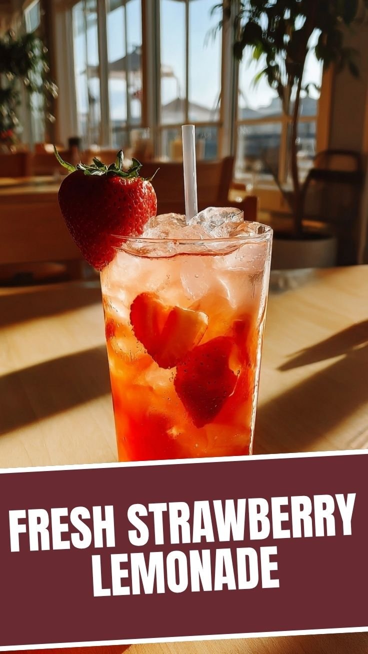 Refreshing Strawberry Lemonade Pitcher