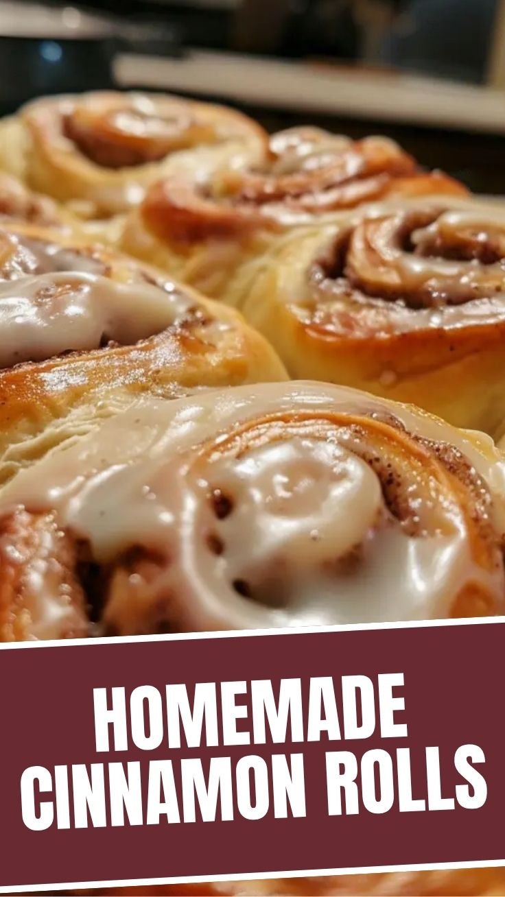 Warm homemade cinnamon rolls