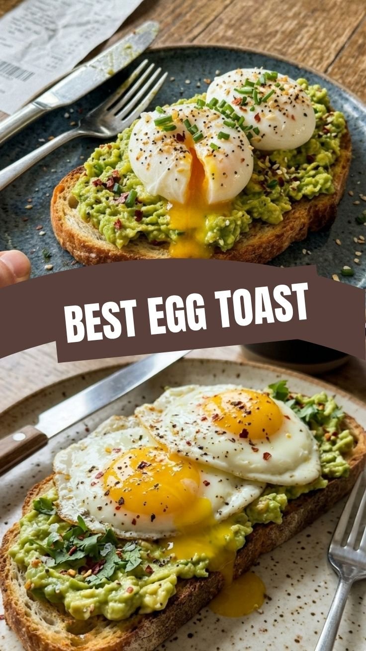 Avocado Egg Toast High Protein