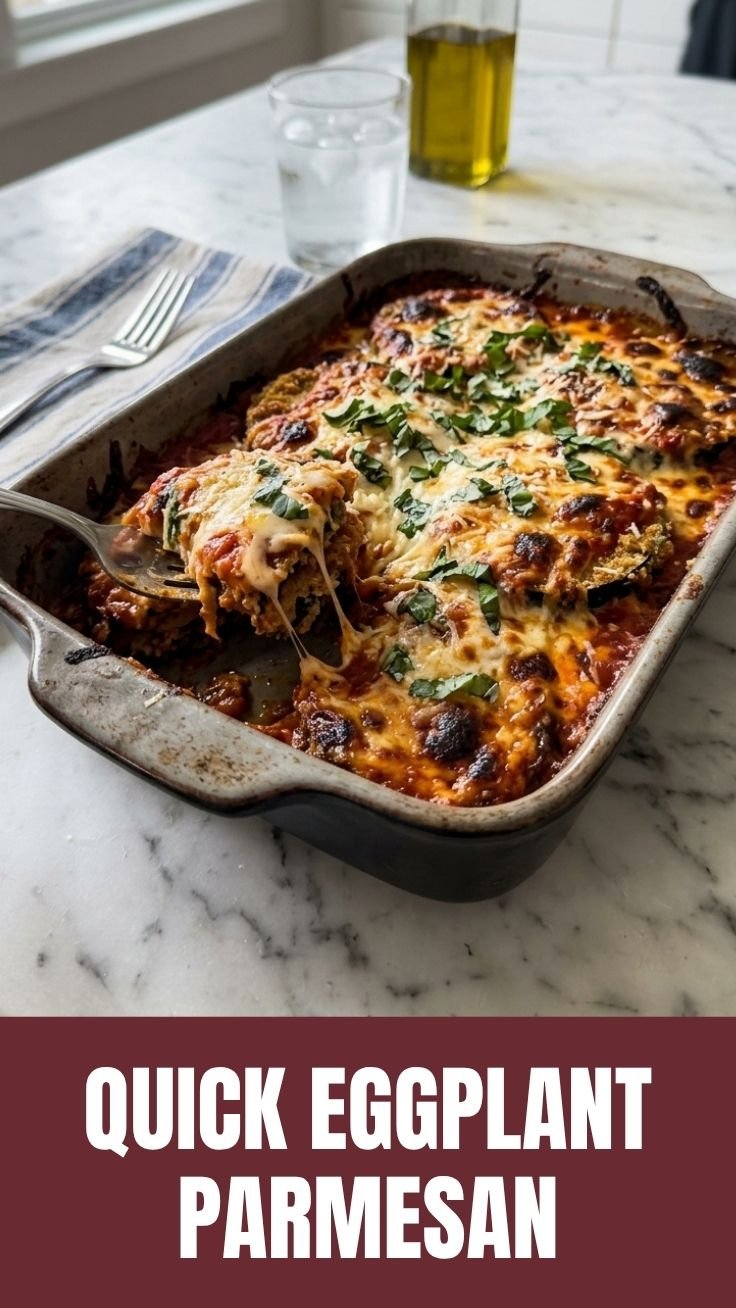 Eggplant Parmesan savory casserole