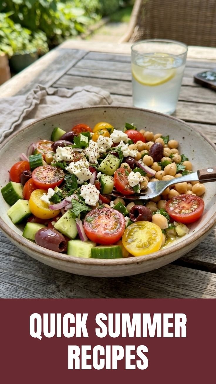 Healthy no cook summer recipes platter