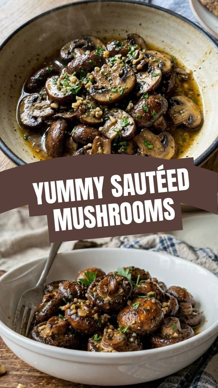 Sautéed Mushrooms Garlic Butter