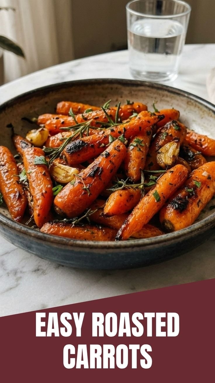 Roasted Carrots finished dish