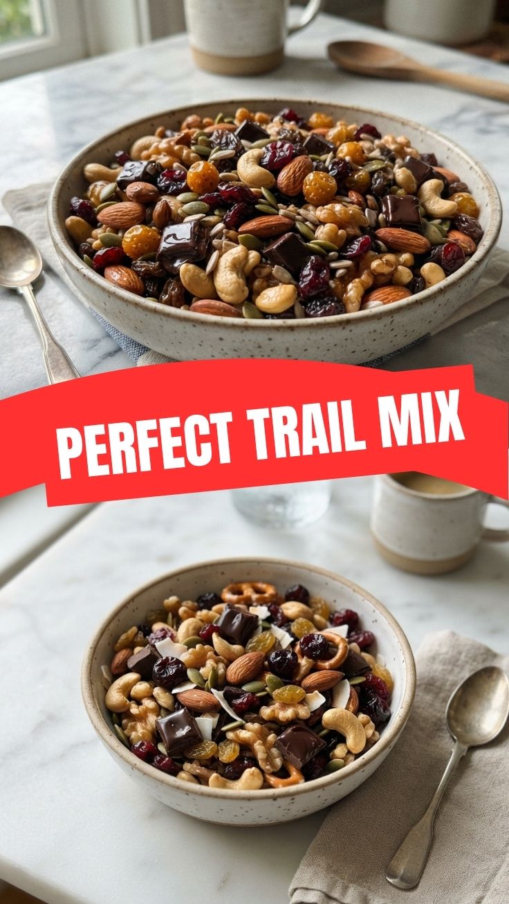 A colorful assortment of dried fruits, nuts, and seeds, showcasing a delicious trail mix