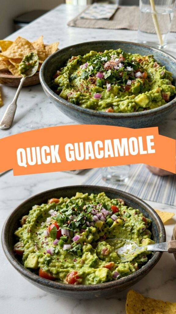 A vibrant green bowl of freshly made guacamole
