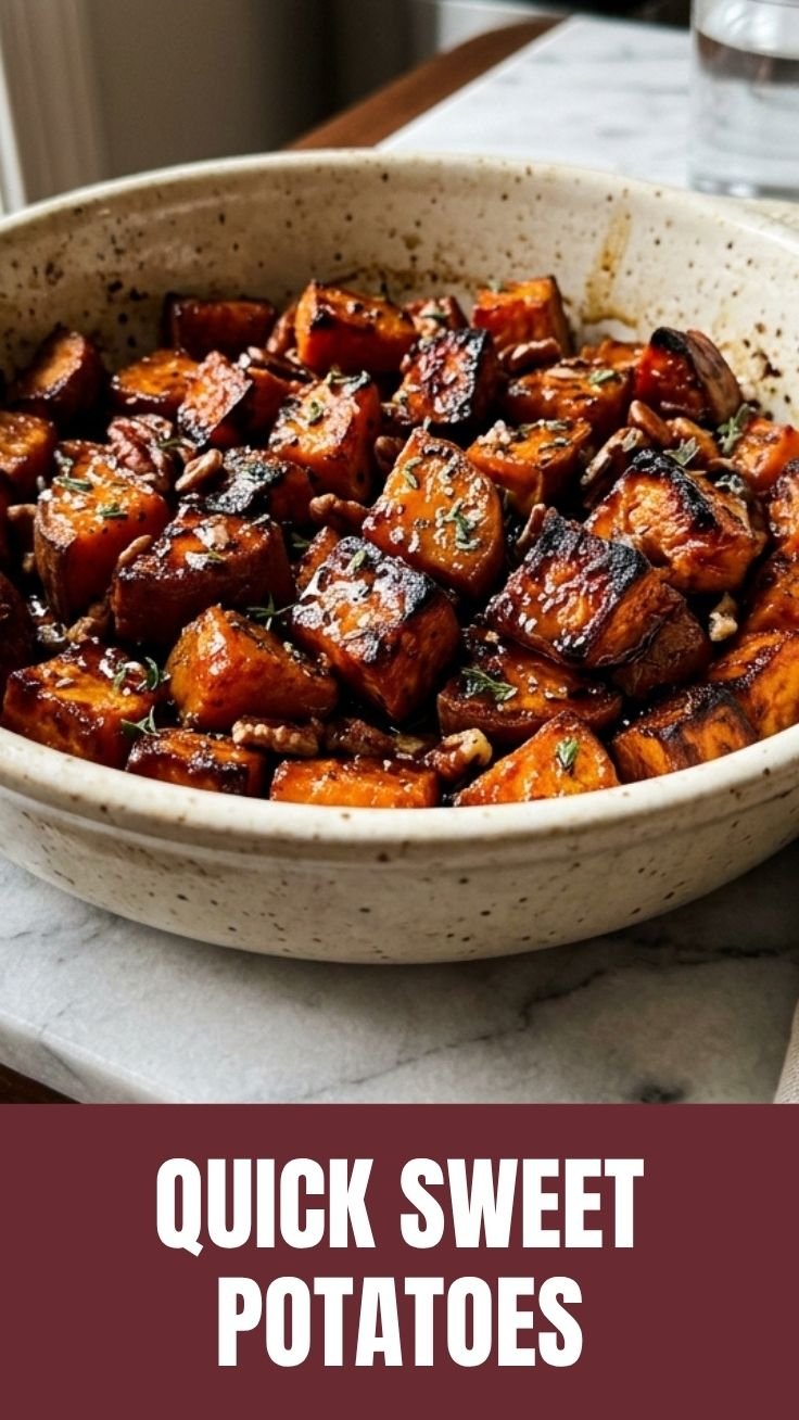 Maple Roasted Sweet Potatoes
